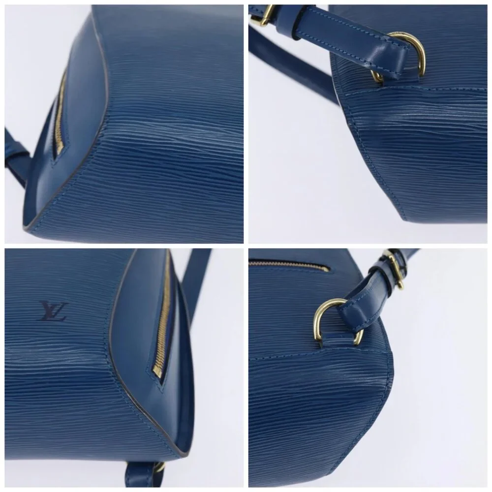 LOUIS VUITTON Epi Mabillon Backpack Blue M52235 LV Auth 141956